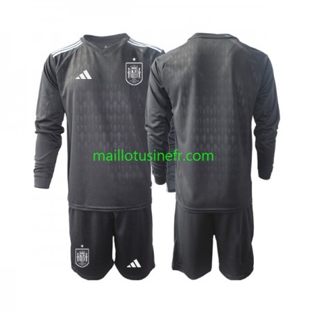 Maillot de Foot Espagne Gardien Domicile 2022 Manches Longues - Enfant